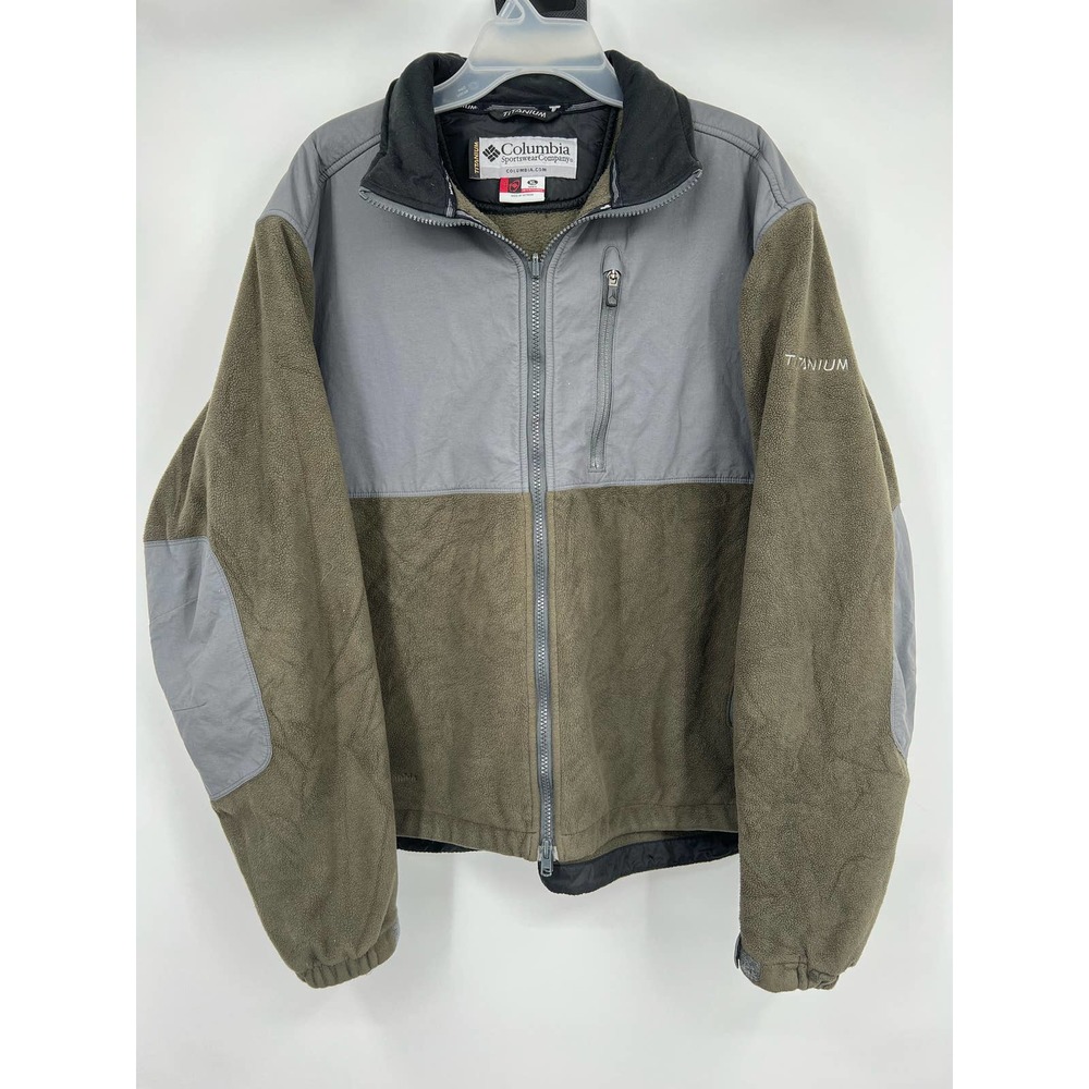 Columbia Interchable Tech Titanium Jacket Fleece Men's Size XL